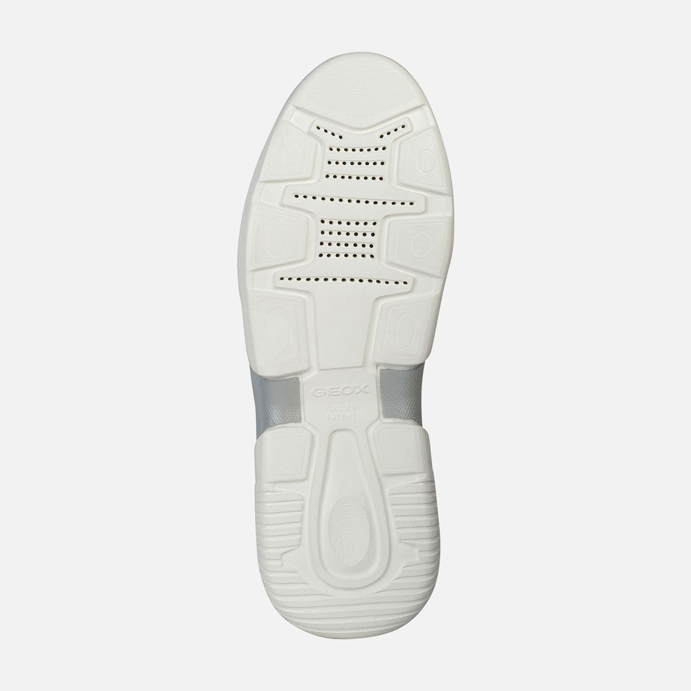 Tenis Geox Homem Branco/Cinzentas - Smoother - RDCFI4013